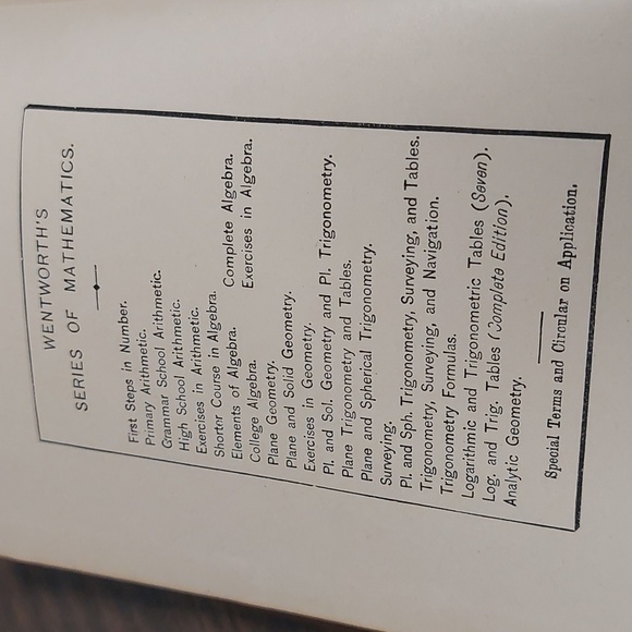 Antique Grammar School Arithmetic Book - Picture 6 of 10